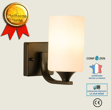 Applique verre LED fer forgé Simplicité moderne Créativité du designer le salon couloir rayon